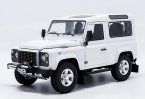 White / Black 1:18 Kyosho Diecast Land Rover Defender Model