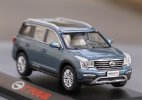 1:43 Scale Black / Blue Diecast 2017 Trumpchi GS8 SUV Model