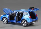 Black / White / Blue 1:30 Kids Diecast 2019 Subaru Forester Toy