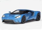 Welly Blue / Red 1:24 Scale Diecast 2017 Ford GT Model