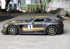 1:24 Scale Gray MotorMax Diecast Mercedes-AMG GT3 Model