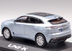 1:43 Scale Blue / Gray Plastic 2021 Changan UNI-K SUV Model