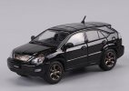 Black / White / Red 1:64 Scale Diecast Toyota Harrier SUV Model