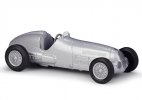 1:36 Scale Silver Welly Diecast 1937 Mercedes-Benz W125 Toy