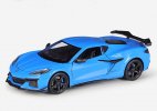 1:24 Blue / Red Welly Diecast 2023 Chevrolet Corvette Z06 Model