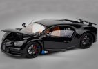 1:32 Scale Black / White Kids Diecast Bugatti Chiron Toy