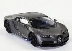 1:64 Scale Gray / Black Diecast 2019 Bugatti Chiron Toy