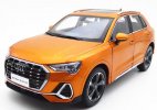 White / Blue / Orange 1:18 Scale Diecast 2019 Audi Q3 SUV Model