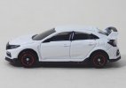 Yellow / White 1:64 Scale Diecast Honda Civic Type R FK8 Car Toy