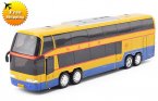 Kids Orange / Yellow / Red / White Double-Decker Tour Bus Toy