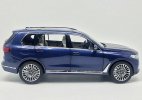 Black / Brown / Deep Blue 1:18 Scale Diecast 2019 BMW X7 Model