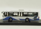 1:76 Scale Blue-White Diecast Sunwin SWB6100V5 City Bus Model