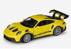 1:24 Welly Yellow / Red Diecast Porsche 911(992) GT3 RS Model