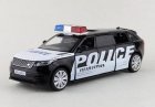 Kids 1:32 Police Black Diecast Land Rover Range Rover Velar Toy