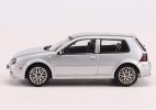 Silver 1:64 Scale Diecast VW Golf Mk4 Model