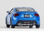 1:32 Scale White / Blue Kids Diecast Subaru BRZ Toy