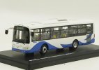 1:76 Scale Blue-White Diecast Sunwin SWB6100V5 City Bus Model