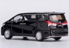 White / Black 1:64 Scale Diecast Lexus LM300h MPV Model