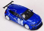 1:64 Scale Blue Diecast VW Scirocco R Racing Car Model