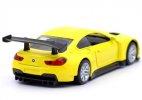 1:44 Scale Yellow / Blue Kids Diecast BMW M6 GT3 Car Toy