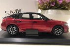 Red 1:18 Diecast 2023 Honda Civic Hatchback Sport Turbo Model