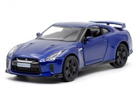 1:36 Black / White / Gray / Blue Diecast Nissan GT-R R35 Toy