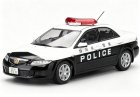 White-Black 1:43 Vitesse Shizuoka Police Diecast Mazda 6 Model