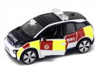 1:64 Scale Tiny Diecast BMW I3 London Fire Brigade Car Model