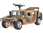 Army Green / Khaki 1:24 Scale Diecast Military Hummer Model