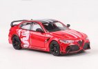 1:64 Scale Red Diecast Alfa Romeo Giulia GTAm Model