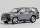 1:64 Scale Black / Gray / White Diecast 2022 Lexus LX600 Toy