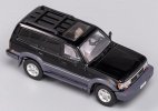 Silver / Black 1:64 Scale Diecast Lexus LX450 SUV Model