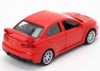 Blue /Red 1:41 Kids Diecast Mitsubishi Lancer Evolution Car Toy