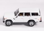 White 1:64 Scale Diecast Toyota Land Cruiser LC60 Model