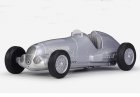 1:36 Scale Silver Welly Diecast 1937 Mercedes-Benz W125 Toy