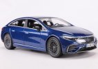 Blue / Gray 1:27 Maisto Diecast 2022 Mercedes-Benz EQS Model