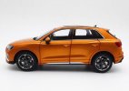 White / Blue / Orange 1:18 Scale Diecast 2019 Audi Q3 SUV Model