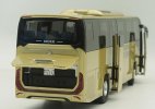 Creamy White 1:42 Scale Higer V12 Coach Bus Model