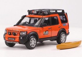 Black / White / Orange 1:64 Diecast Land Rover Discovery 4 Model