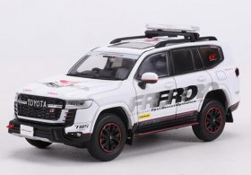 White 1:64 Safety Car Diecast Toyota Land Cruiser LC300 Model