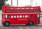 Red NO.9 Diecast London Double Decker Sightseeing Bus Toy