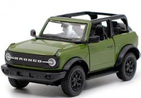 Kids Dark Green / Creamy White 1:36 Diecast Ford Bronco Toy