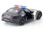 Kids Black 1:36 Police Diecast Mercedes Benz AMG GTS Car Toy