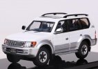 1:64 Scale White Diecast Toyota Land Cruiser Prado 90 Model