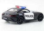 Kids Black 1:36 Police Diecast Mercedes Benz AMG GTS Car Toy