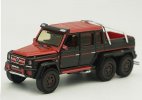 1:64 Red-Black Diecast Mercedes-Benz G63 AMG Pickup Truck Model