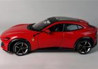 1:24 Scale Red Bburago Diecast Ferrari Purosangue Model