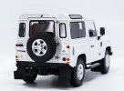 White / Black 1:18 Kyosho Diecast Land Rover Defender Model