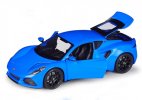 1:24 Scale Welly Blue / Red Diecast Lotus Emira Model