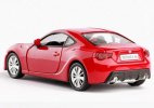 Kids Red /White 1:36 Scale Pull-Back Function Diecast Toyota 86